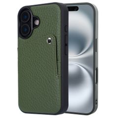 Selencia Coque Riva avec porte-cartes Apple iPhone 16 - Sage Green