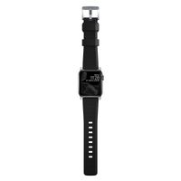 Nomad Bracelet robuste FKM Apple Watch Series 1 á 10 / SE / Ultra (2) (44/45/46/49 mm) - Argent/Noir