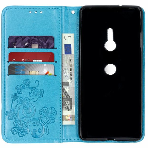 Etui de téléphone Fleurs de Trèfle Sony Xperia XZ3
