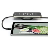 Zens Câble USB-C Pro 2 avec chargeur sans fil pour téléphone / earbuds - MagSafe et Qi2 - Noir