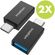 imoshion 2x Adaptateur USB-C (mâle) vers USB-A 3.2 (femelle) - OTG - Noir