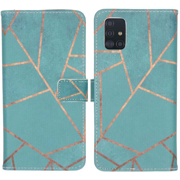 imoshion Coque silicone design Samsung Galaxy A51 - Blue Graphic