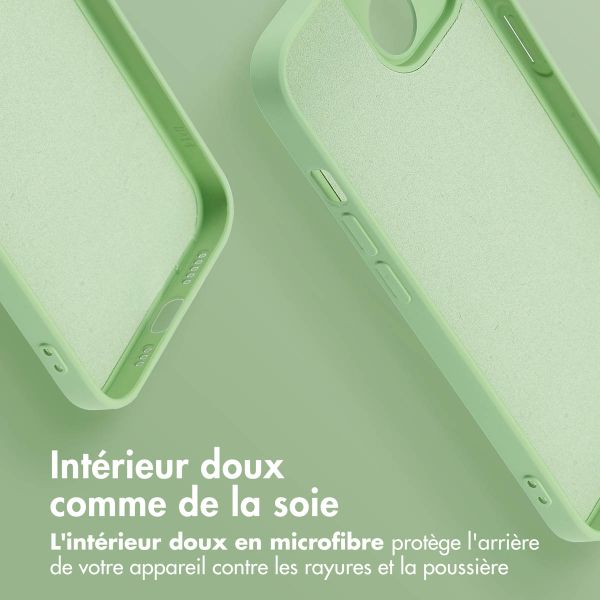 imoshion Coque Couleur avec MagSafe iPhone 14 - Vert