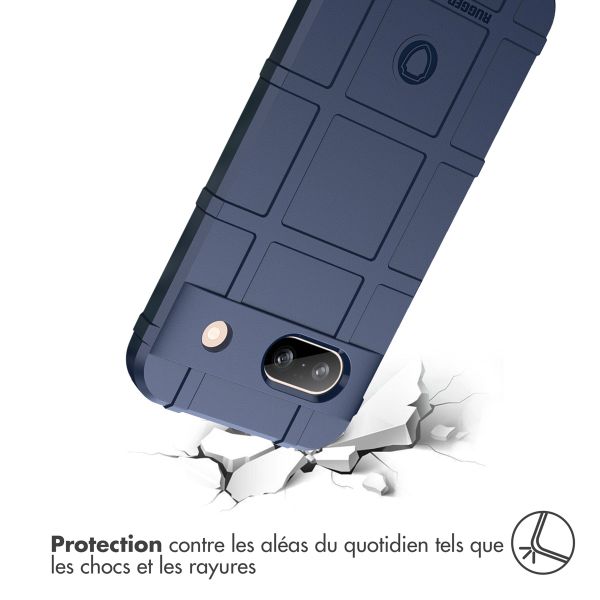 imoshion Coque Rugged Shield Google Pixel 8a - Bleu foncé
