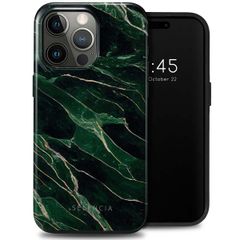 Selencia Coque arrière Vivid Tough iPhone 15 Pro Max - Chic Marble Quartz