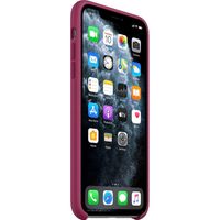 Apple Coque en silicone Apple iPhone 11 Pro Max - Pomegranate