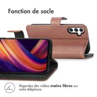 imoshion Étui de télephone portefeuille Samsung Galaxy A25 (5G) - Marron