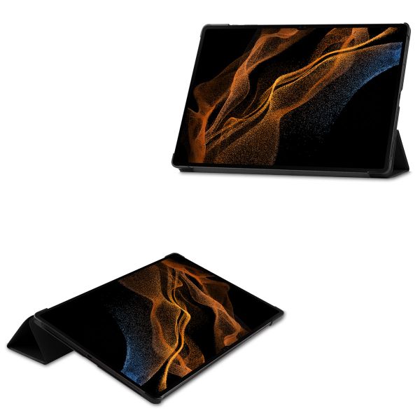 imoshion Coque tablette Trifold Galaxy Tab S8 Ultra - Noir