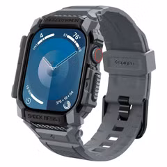Spigen Coque Rugged Armor™ Pro Apple Watch 10 - 46 mm - Dark Gray