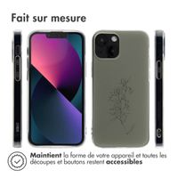 imoshion Coque Design Apple iPhone 13 Mini - Floral Green