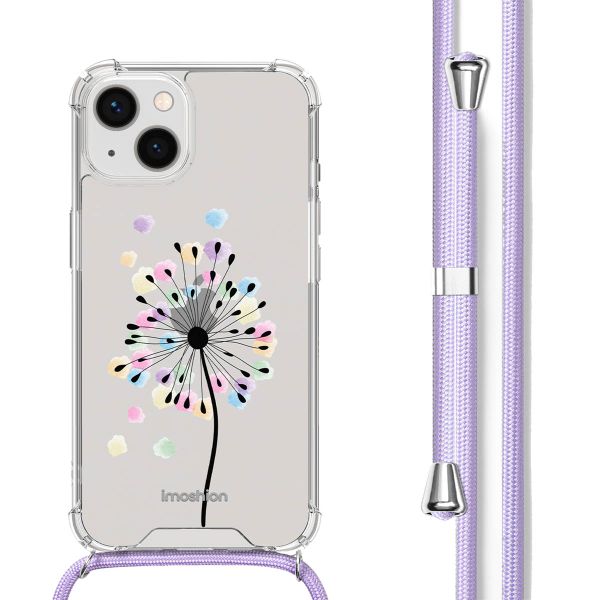 imoshion Coque Design avec cordon iPhone 14 - Sandstone Dandelion