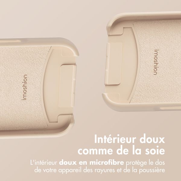 imoshion Coque arrière Color avec cordon amovible et MagSafe Apple iPhone 16 Pro Max - Nude