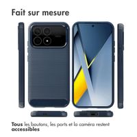 imoshion Coque Brushed Xiaomi Poco F8 Pro - Bleu foncé