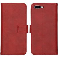 imoshion Étui de télephone portefeuille de luxe Apple iPhone 8 Plus / 7 Plus - Rouge