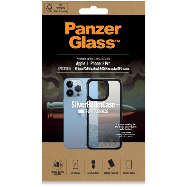 PanzerGlass SilverBullet ClearCase Apple iPhone 13 Pro - Noir