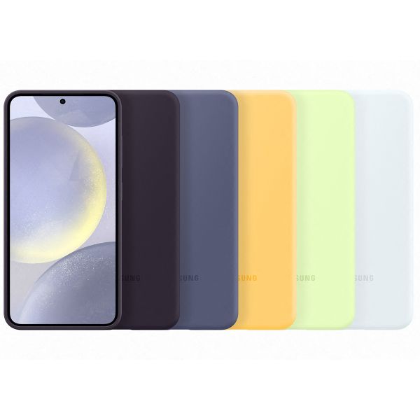 Samsung Original Coque en silicone Samsung Galaxy S24 - Light Green