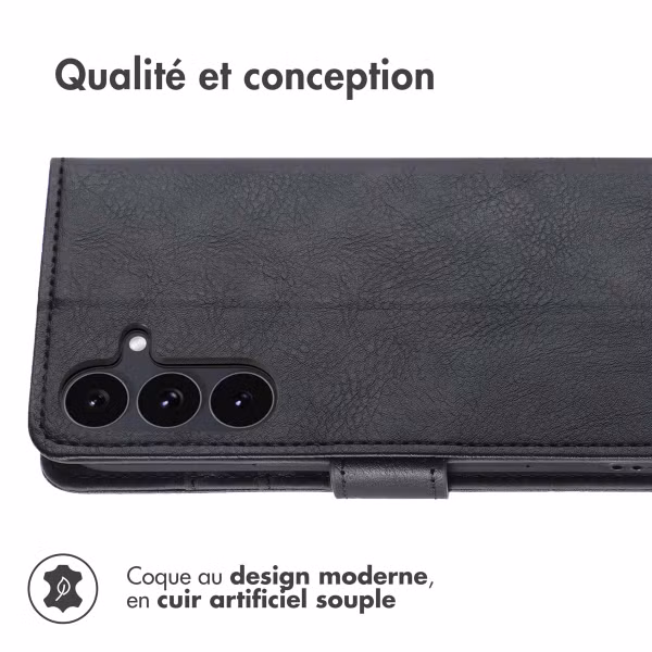 imoshion Étui de télephone portefeuille Samsung Galaxy S25 FE - Noir