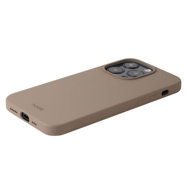 Holdit Coque Silicone Apple iPhone 14 Pro - Mocha Brown