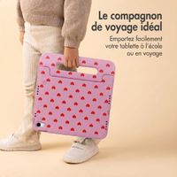 imoshion Coque arrière Kidsproof Design avec poignée Samsung Galaxy Tab A11 Plus / A9 Plus - Cœurs