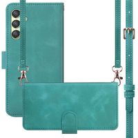 imoshion Etui de téléphone portefeuille avec cordon Samsung Galaxy A25 (5G) - Turquoise