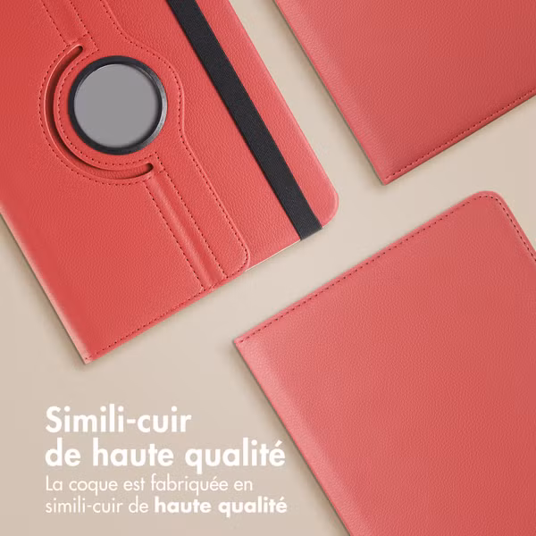 imoshion Coque tablette rotatif à 360° Samsung Galaxy Tab A11 Plus - Rouge