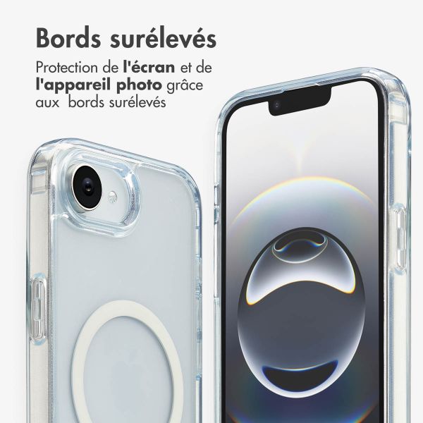 imoshion Coque MagSafe avec cordon amovible Apple iPhone 16e - Transparent