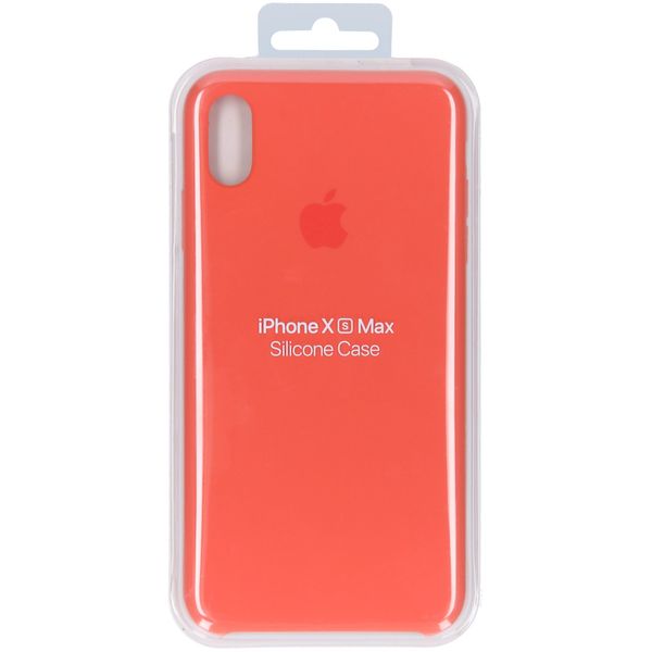 Apple Coque en silicone Apple iPhone Xs Max - Nectarine
