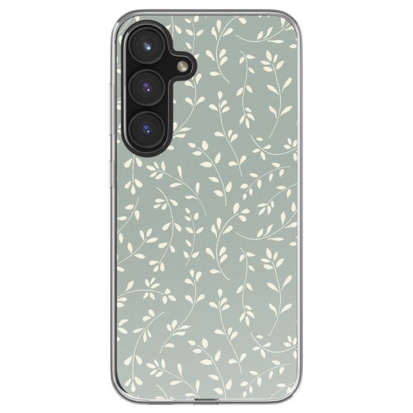 imoshion Coque Design Samsung Galaxy S24 FE - Smoke Green Flowers