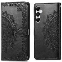 imoshion Etui de téléphone portefeuille Mandala Samsung Galaxy A35 - Noir