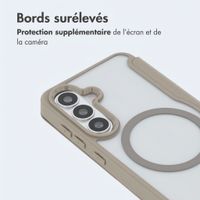imoshion Bookcase transparente avec MagSafe Samsung Galaxy S26 - Beige