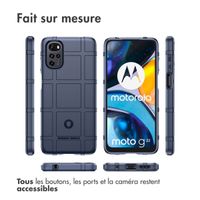 imoshion Coque Rugged Shield Motorola Moto G22 / E32 / E32s - Bleu foncé