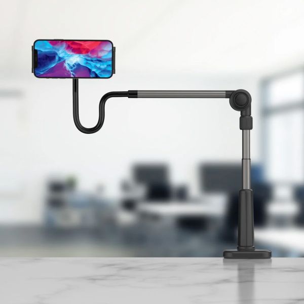 Fixed Support tablette Relax – Réglable – Rotatif à 360 degrés – Noir