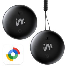 imoshion Wireless Tag - Tracker Bluetooth pour Android - 2 pack - Noir