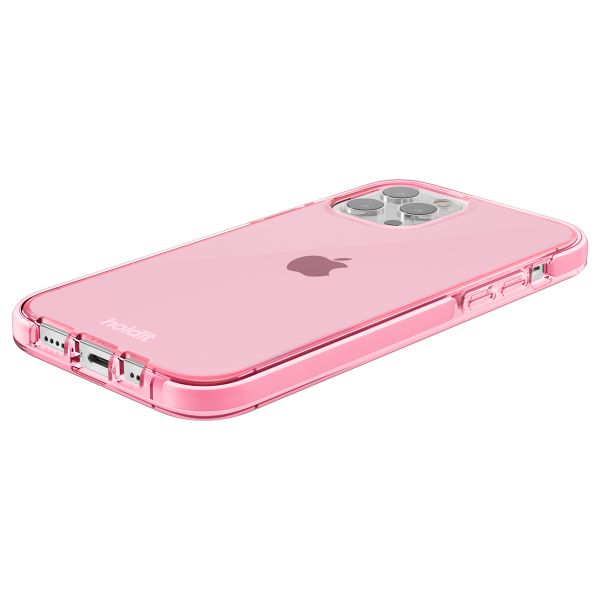 Holdit Coque Seethru iPhone 12 (Pro) - Bright Pink