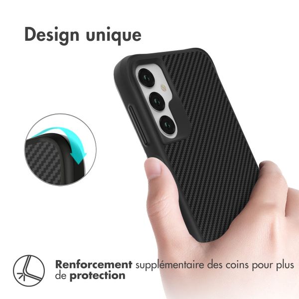 imoshion Coque Rugged Hybrid Carbon Samsung Galaxy A14 (5G/4G) - Noir