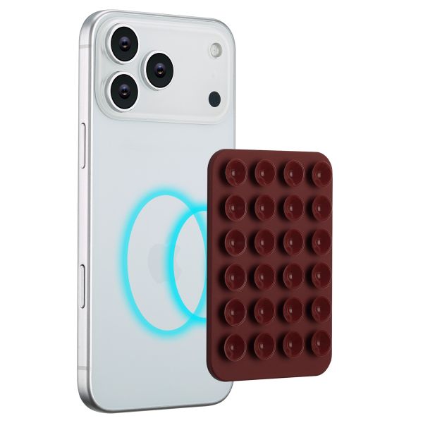 Selencia Support de téléphone à ventouses MagSafe - Terracotta