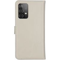 Selencia Étui de téléphone portefeuille en cuir véritable Samsung Galaxy A52(s) (5G/4G) - Greige