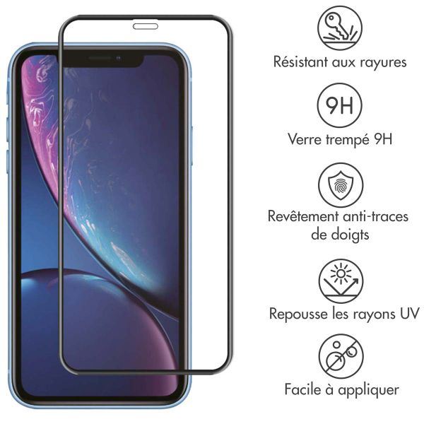 Accezz Protection d'écran en verre trempé Full Cover Apple iPhone 11 / Xr