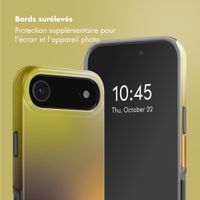 Selencia Coque arrière Vivid avec MagSafe Apple iPhone Air - Gradient Olive Dust