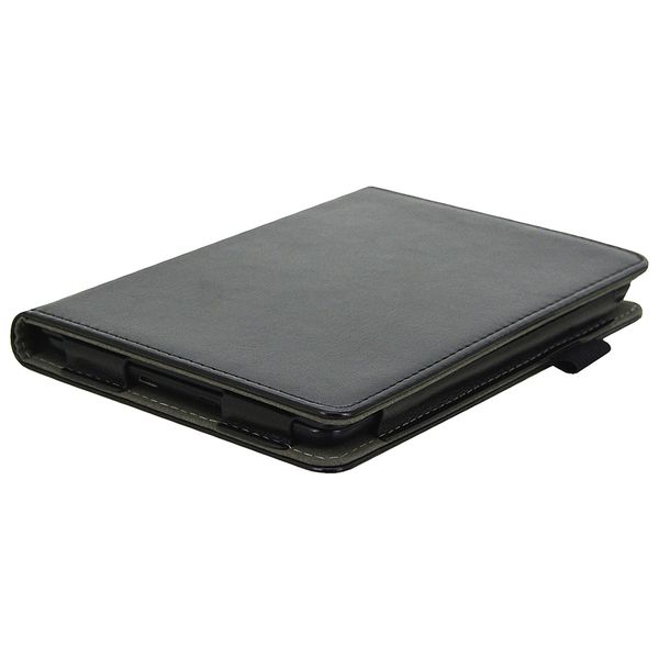 imoshion Étui de liseuse portefeuille en cuir végan Amazon Kindle 10 - Noir