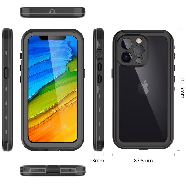 Redpepper Coque imperméable Dot Plus Apple iPhone 13 Pro - Noir
