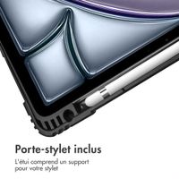 Accezz Coque tablette Rugged Trifold Apple iPad Air 11 pouces (2025) M3 / (2024) M2 / Air 5 (2022) / Air 4 (2020) - Noir