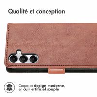 imoshion Étui de télephone portefeuille Samsung Galaxy A17 - Marron