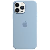 Apple Coque en silicone MagSafe Apple iPhone 13 Pro Max - Blue Fog