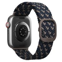 Uniq Aspen Designer Edition Bracelet Tressé Apple Watch Series 1 á 10 / SE / Ultra (2) (44/45/46/49 mm) - Obsidian Blue