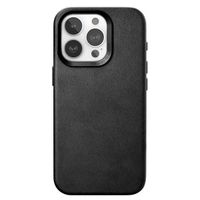 Woodcessories Coque Bio Leather MagSafe Apple iPhone 15 Pro Max - Noir