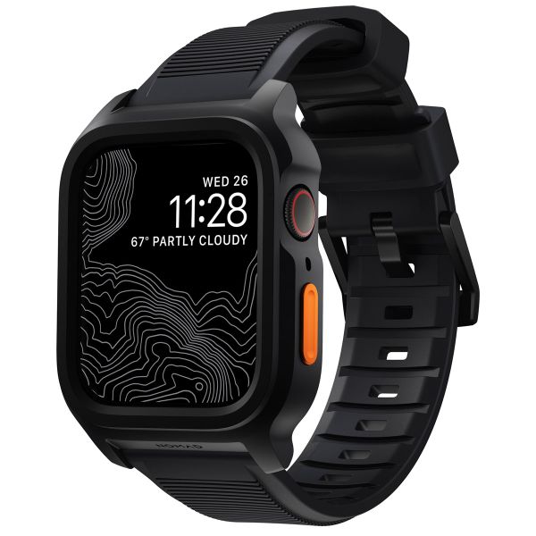 Nomad Boîtier robuste Apple Watch Series 4-9 / SE - 44/45 mm - Noir