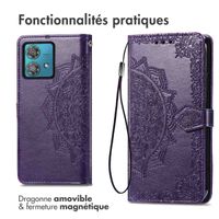 imoshion Etui de télephone Mandala Motorola Moto G84 - Violet