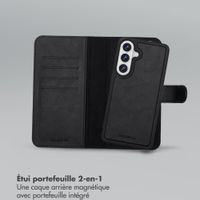 Selencia Étui portefeuille amovible Olyn avec MagSafe Samsung Galaxy S26 Plus - Noir