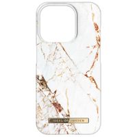 iDeal of Sweden Coque Fashion iPhone 15 Pro - Carrara Gold